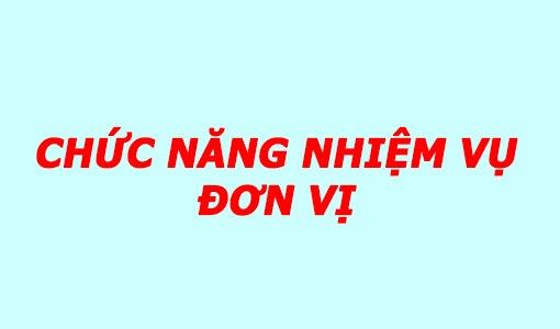 CHỨC NĂNG VÀ NHIỆM VỤ CỦA KHOA QTLH, HDDL