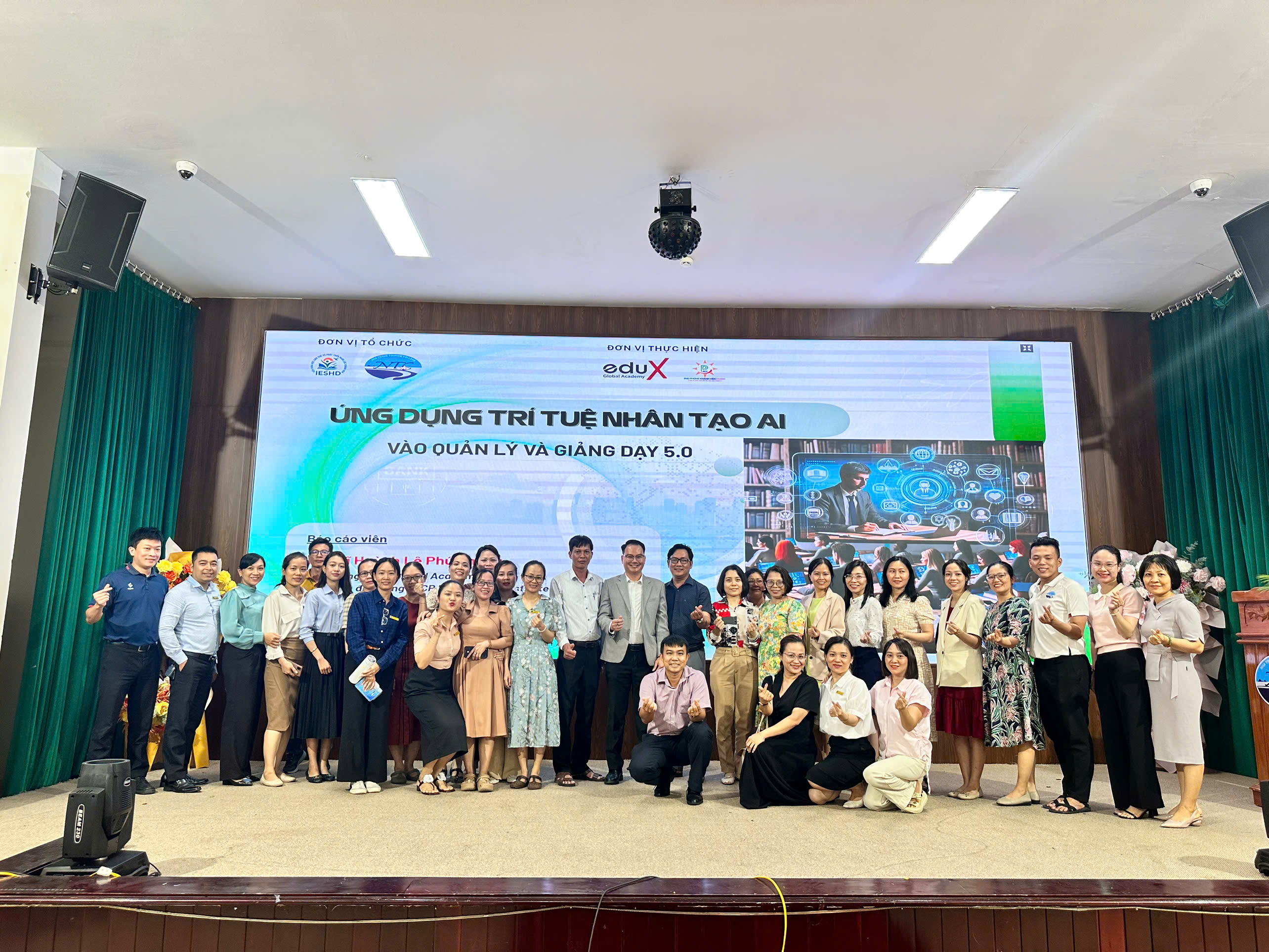 TỔ CHỨC CHƯƠNG TRÌNH TẬP HUẤN AL NÂNG CAO NGHIỆP VỤ CHO GIÁO VIÊN, GIẢNG VIÊN TRẺ