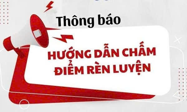 📢 THÔNG BÁO ĐÁNH GIÁ ĐIỂM RÈN LUYỆN SINH VIÊN