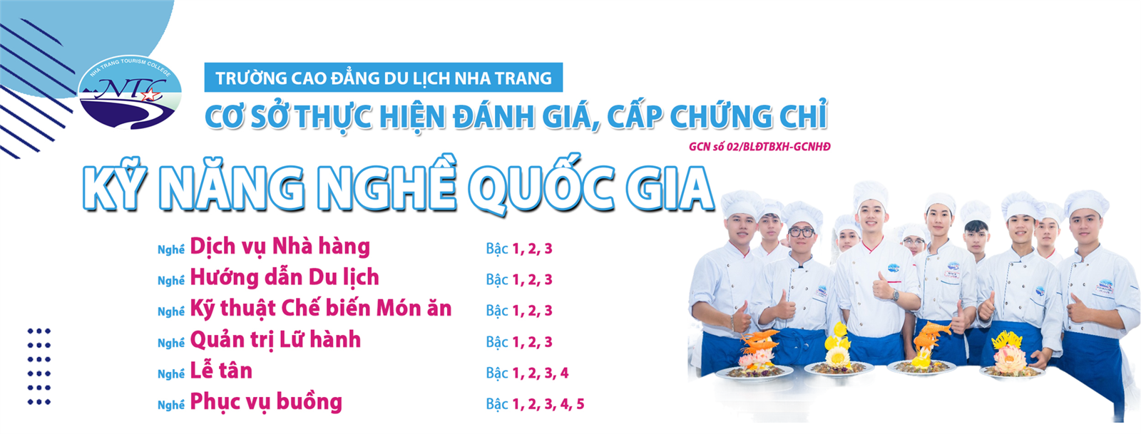 Thông báo về việc mở các Khoá đào tạo nghề du lịch miễn phí tại doanh nghiệp năm 2024